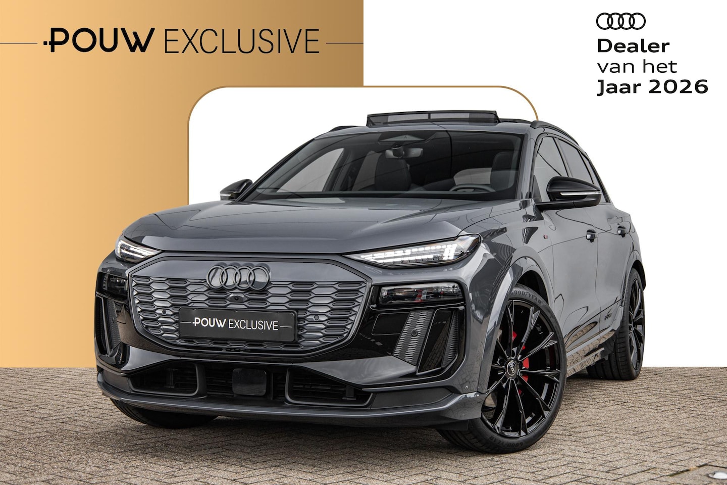 Audi Q6 e-tron - quattro 388pk S edition 100 kWh | 22" LMV | Panoramadak | Trekhaak | Luchtvering | HUD | C - AutoWereld.nl
