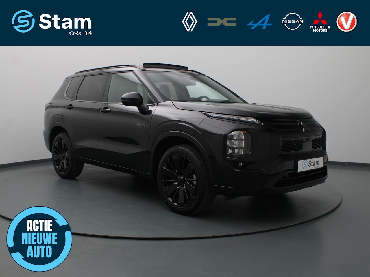 Mitsubishi Outlander - 2.4 PHEV Black Edition Full option! Nieuwe auto! - AutoWereld.nl