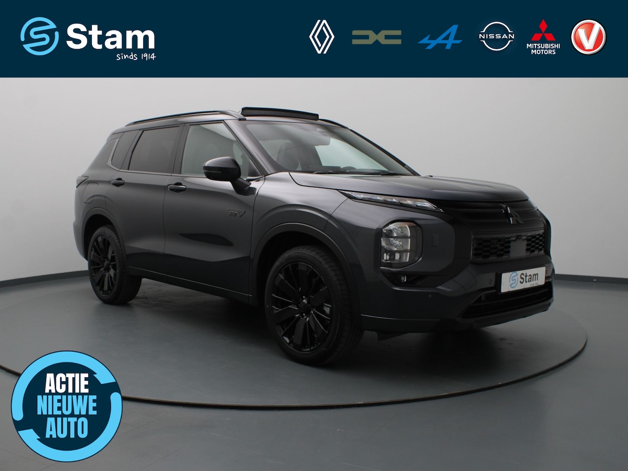 Mitsubishi Outlander - 2.4 PHEV Black Edition Full option! Nieuwe auto! - AutoWereld.nl