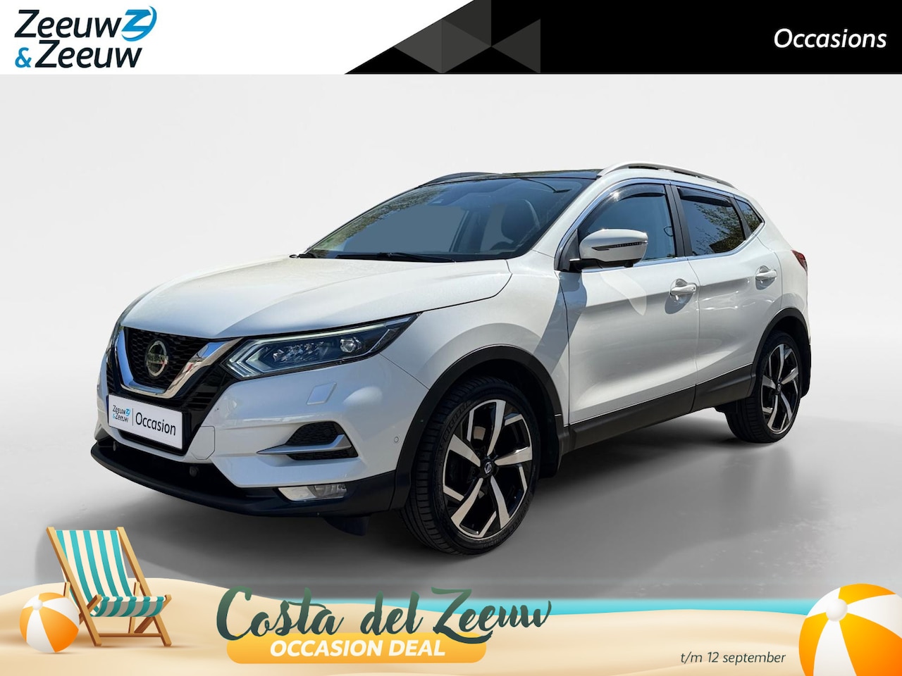 Nissan Qashqai - 1.3 DIG-T Tekna | Extra set winterbanden | Rondom camera | Stoel verwarming | Climate | Pa - AutoWereld.nl