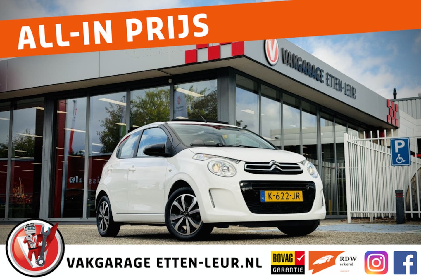 Citroën C1 - 1.0 VTi AirScape Shine | CAMERA | CARPLAY + ANDROID - AutoWereld.nl