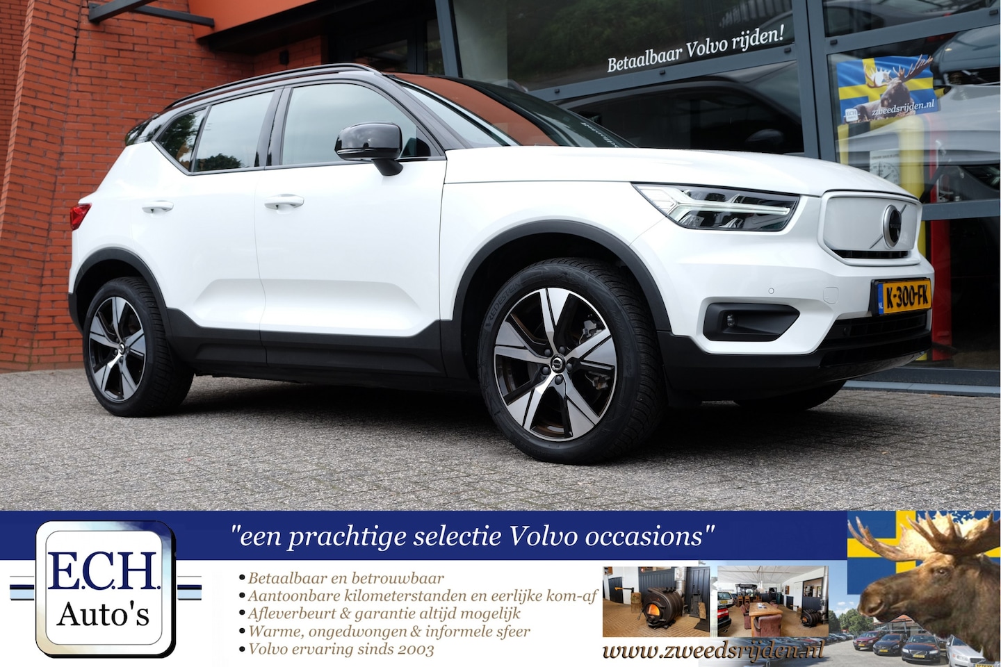 Volvo XC40 - 408 pk Recharge P8 AWD R-Design, Leer, Trekhaak, Apple CarPlay - AutoWereld.nl
