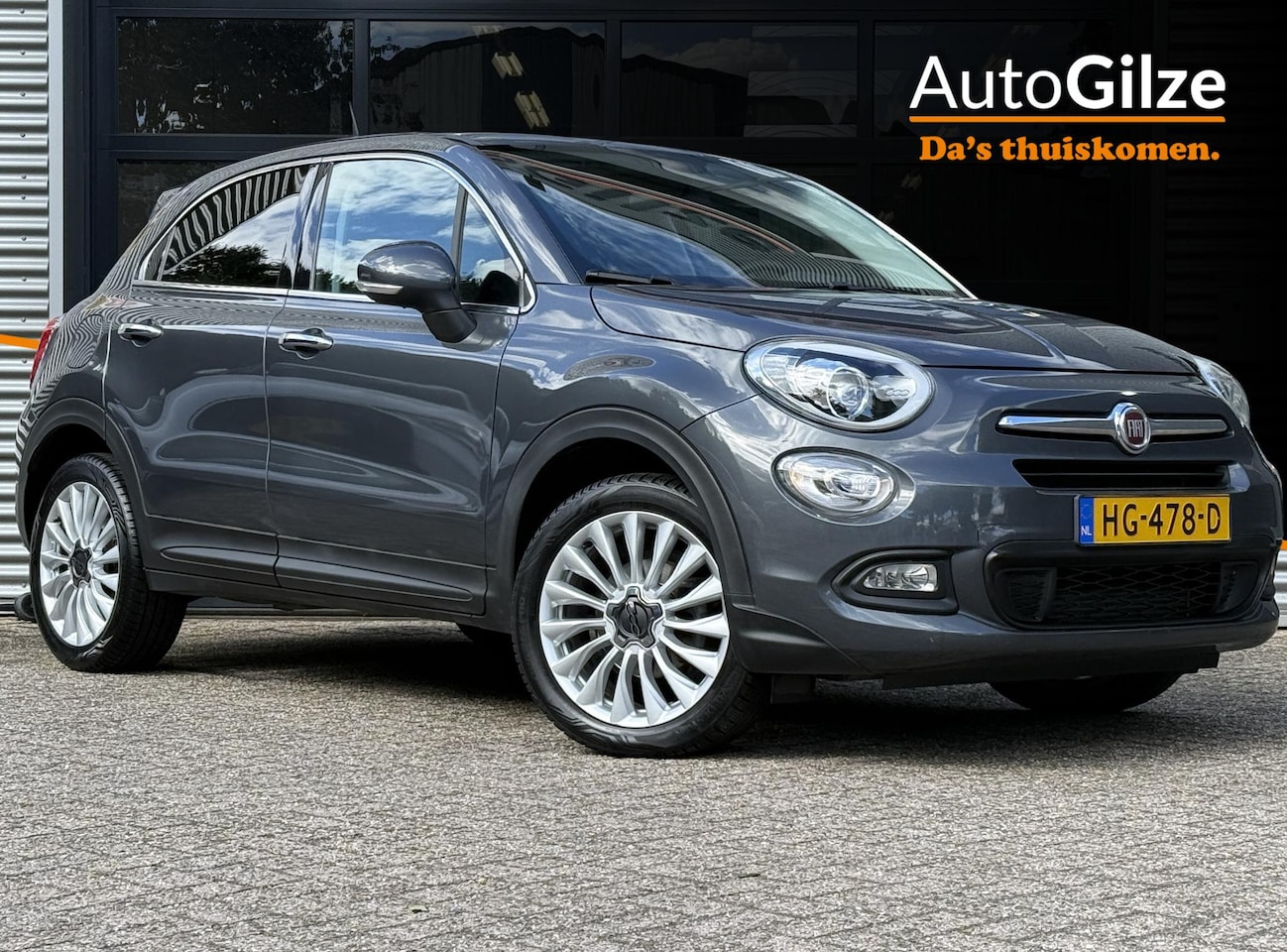 Fiat 500 X - 1.4 Turbo MultiAir Lounge l Automaat l Navigatie l Clima - AutoWereld.nl