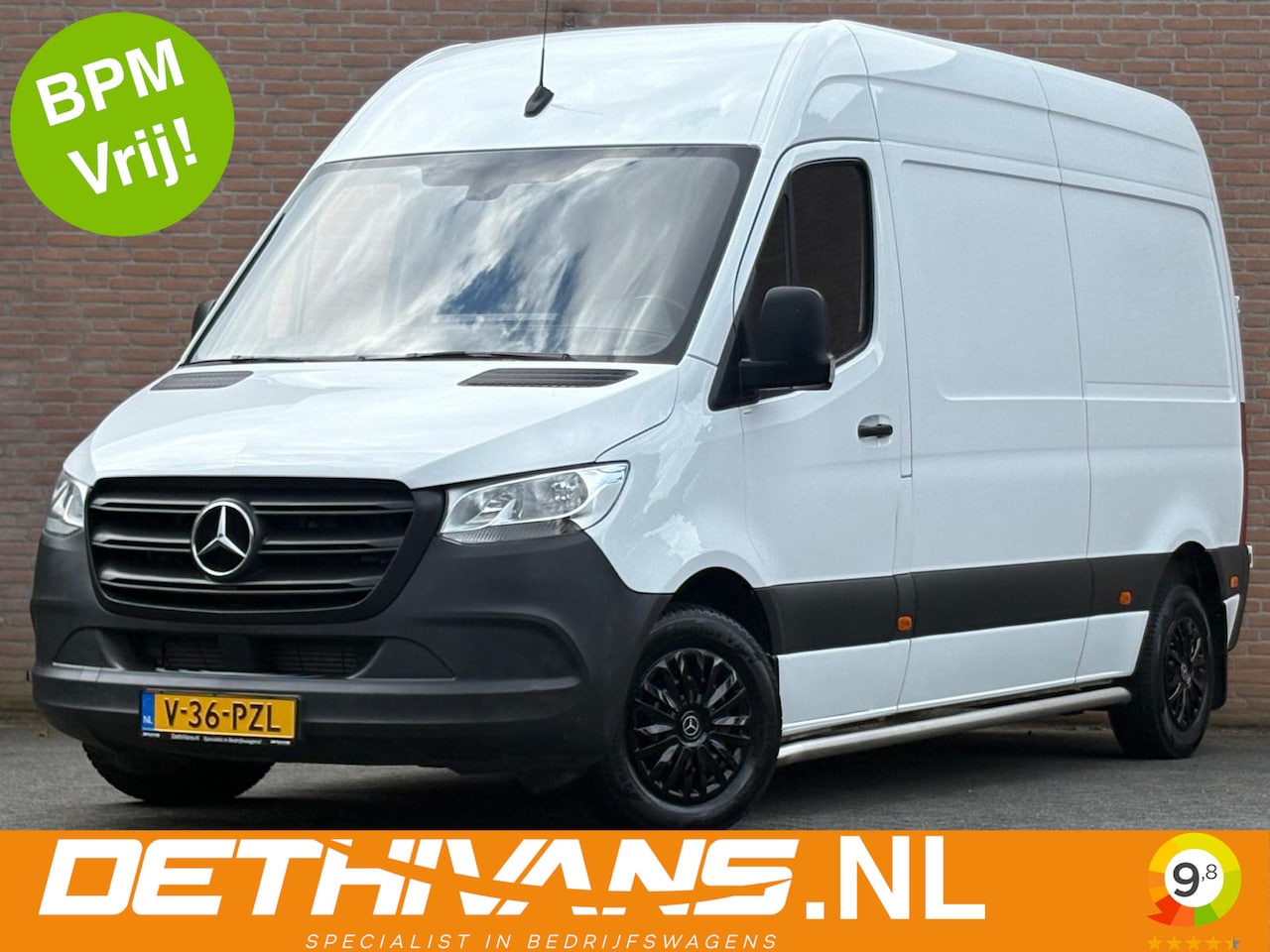 Mercedes-Benz Sprinter - 314CDI 143PK L2H2 9G-Tronic / M-Bux / Carplay / Cruisecontrol / Euro6 - AutoWereld.nl