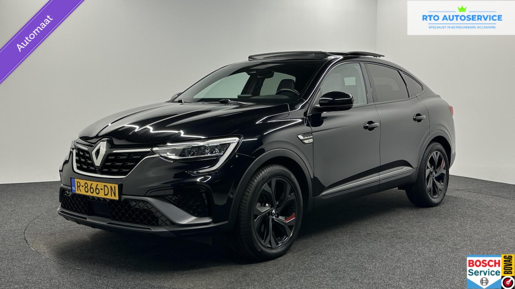 Renault Arkana - 1.6 E-Tech Hybrid 145 R.S. Line PANO CARPLAY CAMERA NAVI ADAPTIEF CRUISE. - AutoWereld.nl