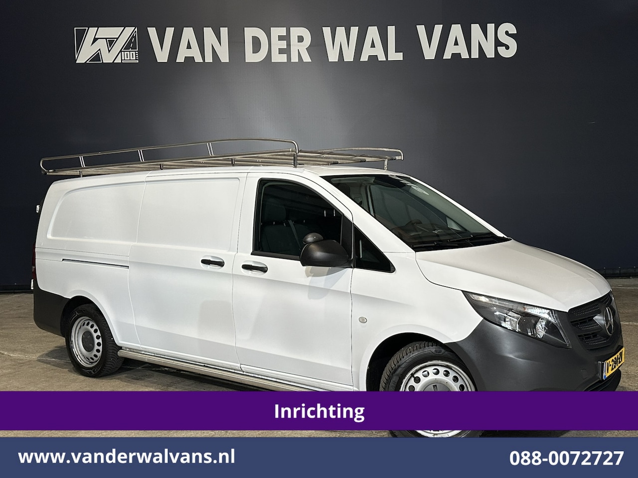 Mercedes-Benz Vito - 114 CDI 136pk L3H1 Inrichting Euro6 Airco | Navigatie | Camera | Imperiaal | Trekhaak Side - AutoWereld.nl