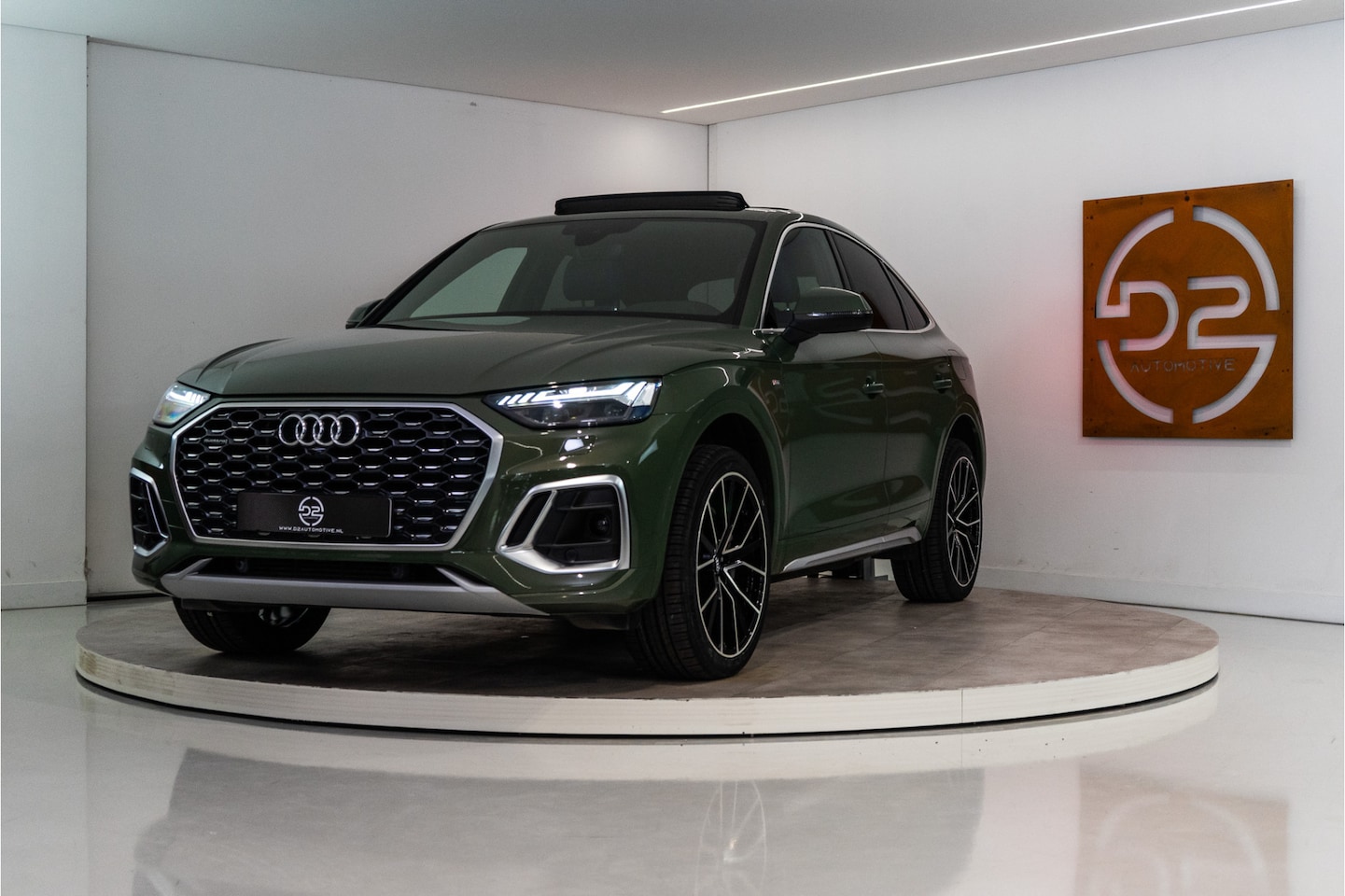 Audi Q5 Sportback - 55 TFSI e S Line 367PK | District Green | Pano | Virtual | 21'' | SQ5 Sierstukken | 12 MND - AutoWereld.nl