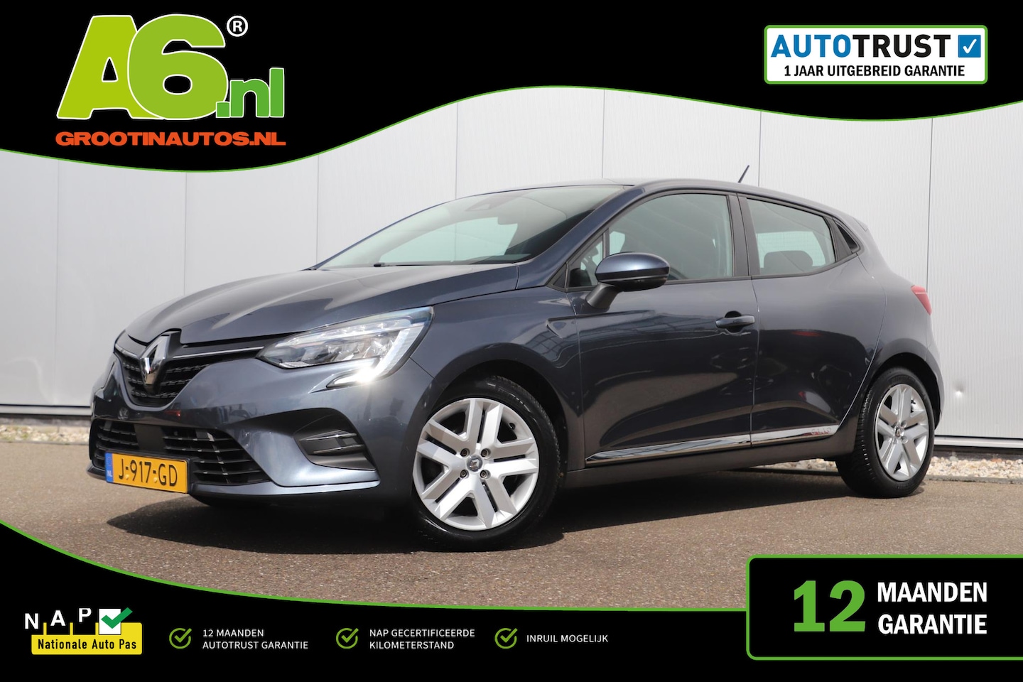 Renault Clio - 1.0 TCe Zen Navigatie Carplay Android Airco Cruise Rijstrooksensor LED - AutoWereld.nl