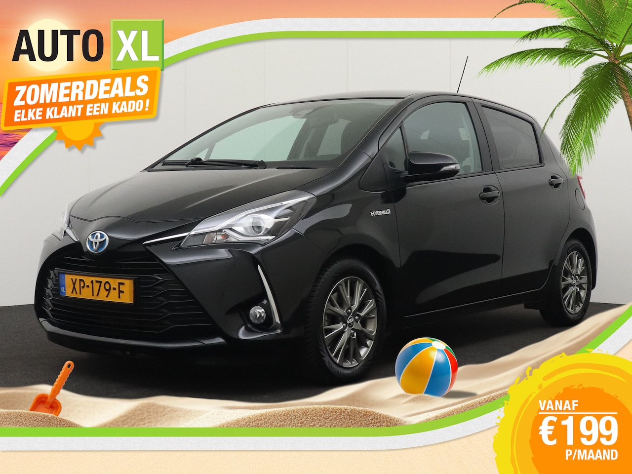 Toyota Yaris - 1.5 Aut. Hybrid Dynamic Camera Climate Navi Privacy Glas DAB - AutoWereld.nl