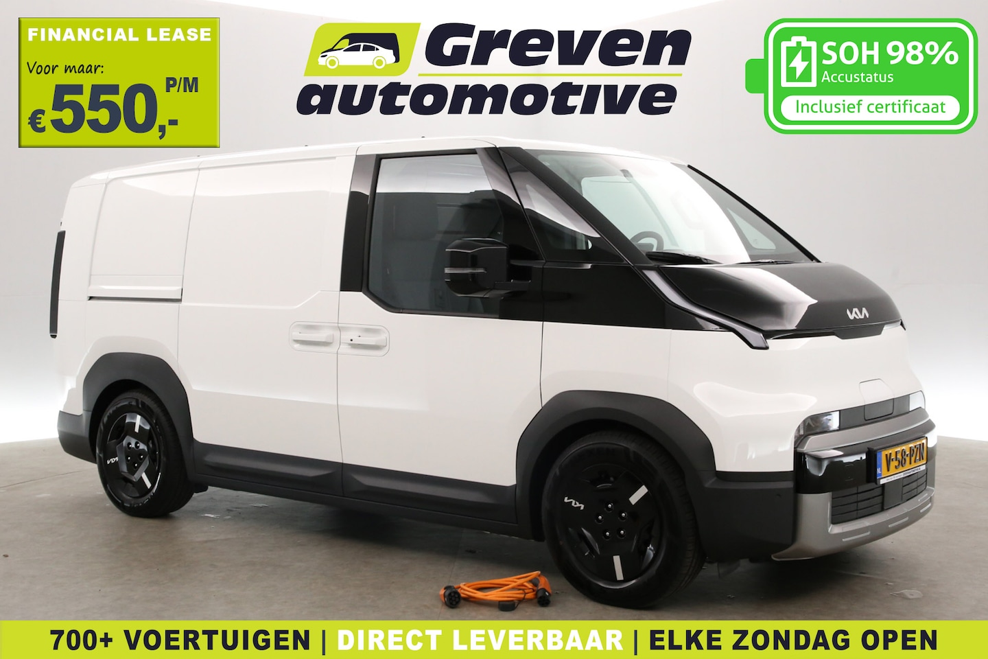 Kia PV5 - L2H1 Essential 71.2 kWh | Snelladen | SOH 98% | Camera | Clima | Virtual | Carplay | Cruis - AutoWereld.nl