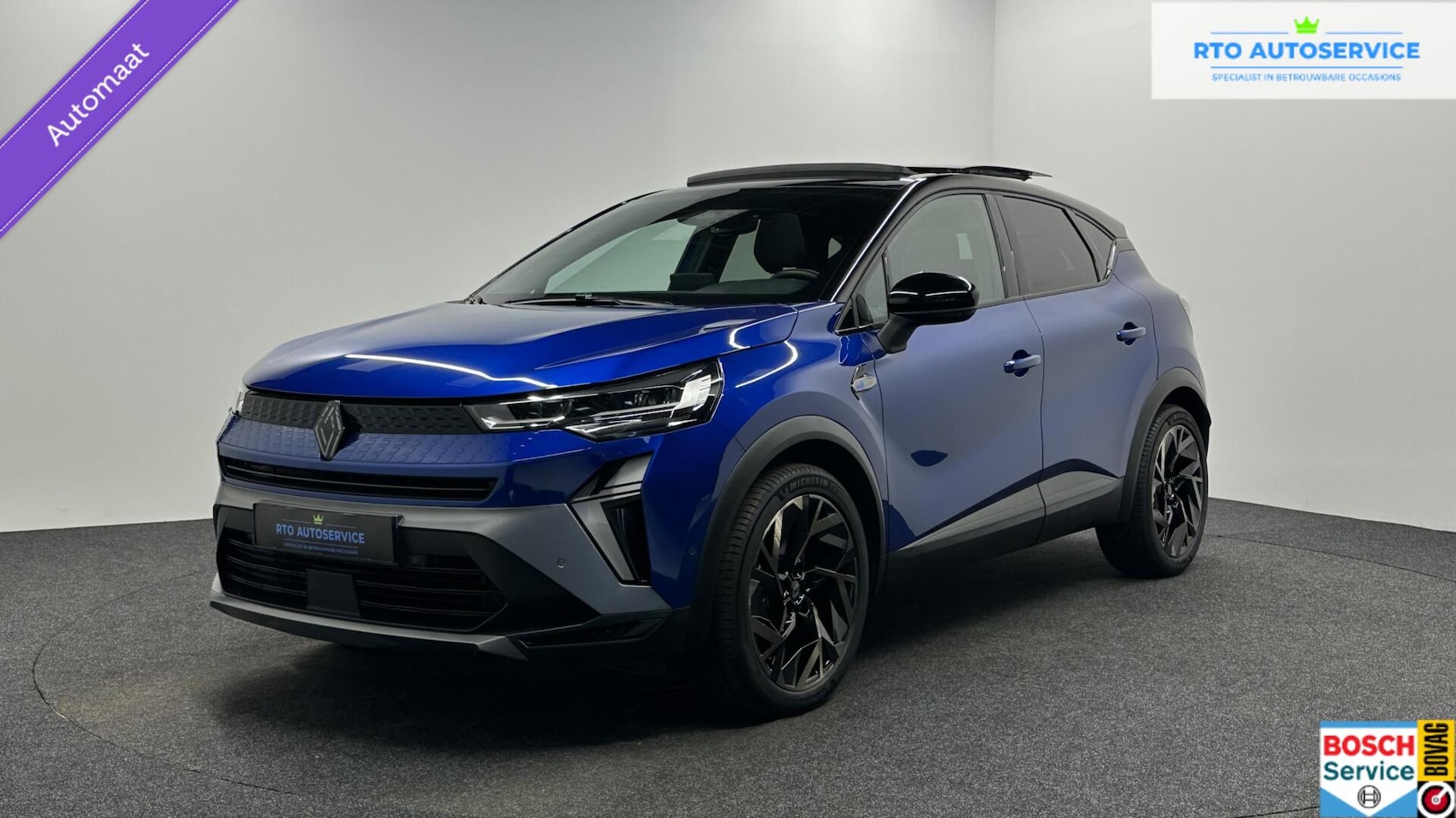 Renault Captur - 1.6 E-Tech full hybrid 145 esprit Alpine PANO CAMERA CARPLAY NAVI ADAPTIEF CRUISE. - AutoWereld.nl
