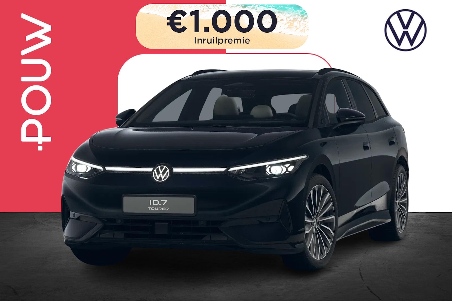 Volkswagen ID.7 Tourer - Limited Edition 286pk Plus 86 kWh | LMV 20'' | Trekhaak Inklapbaar | Panoramadak - AutoWereld.nl