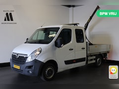 Opel Movano - 2.3 CDTI BiTurbo L2 Openlaadbak - Airco - Navi - HIAB kraan - € 18.950, - Excl