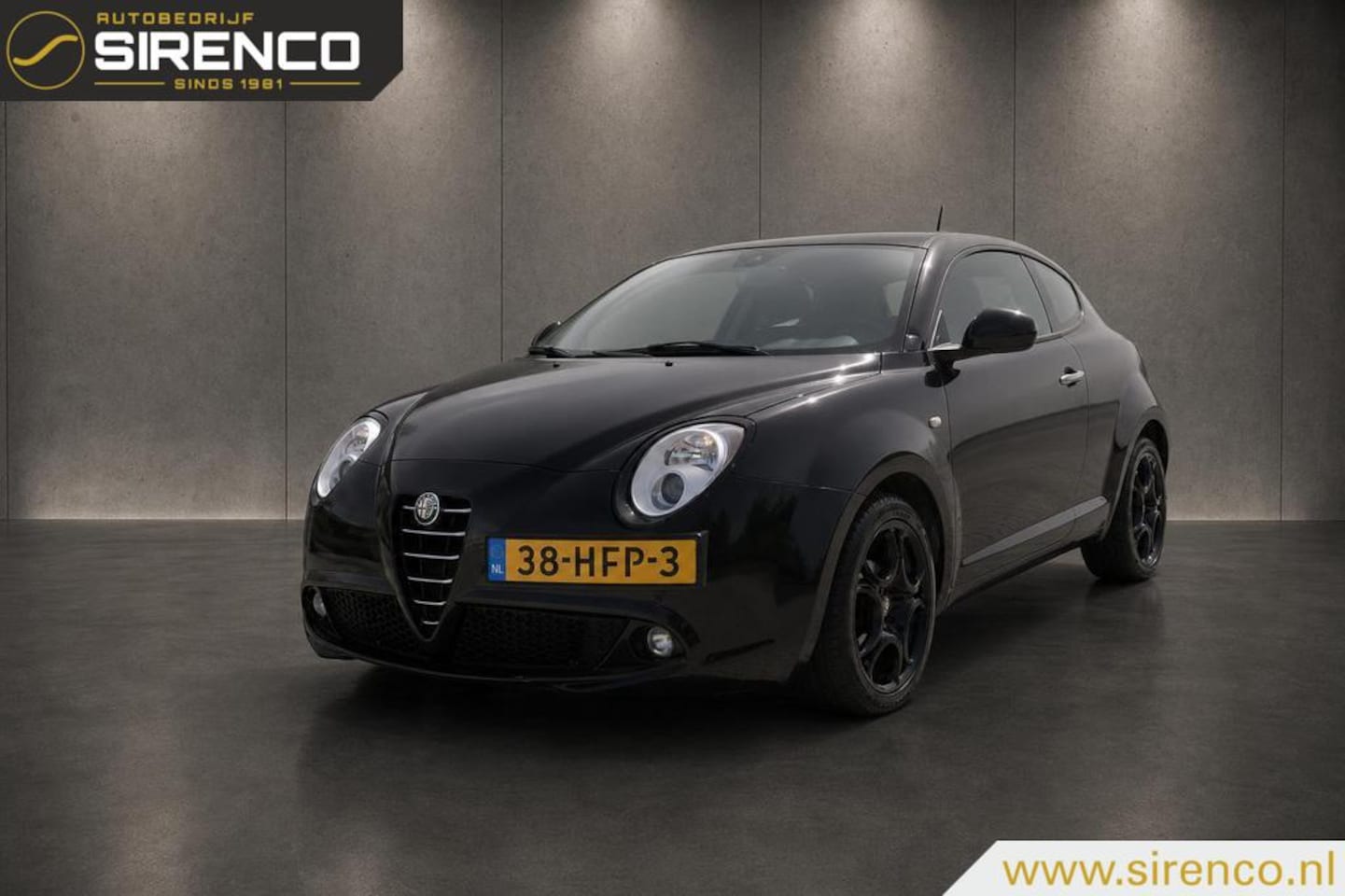 Alfa Romeo MiTo - 1.4 Progression | all black | android auto & apple carplay | airco - AutoWereld.nl