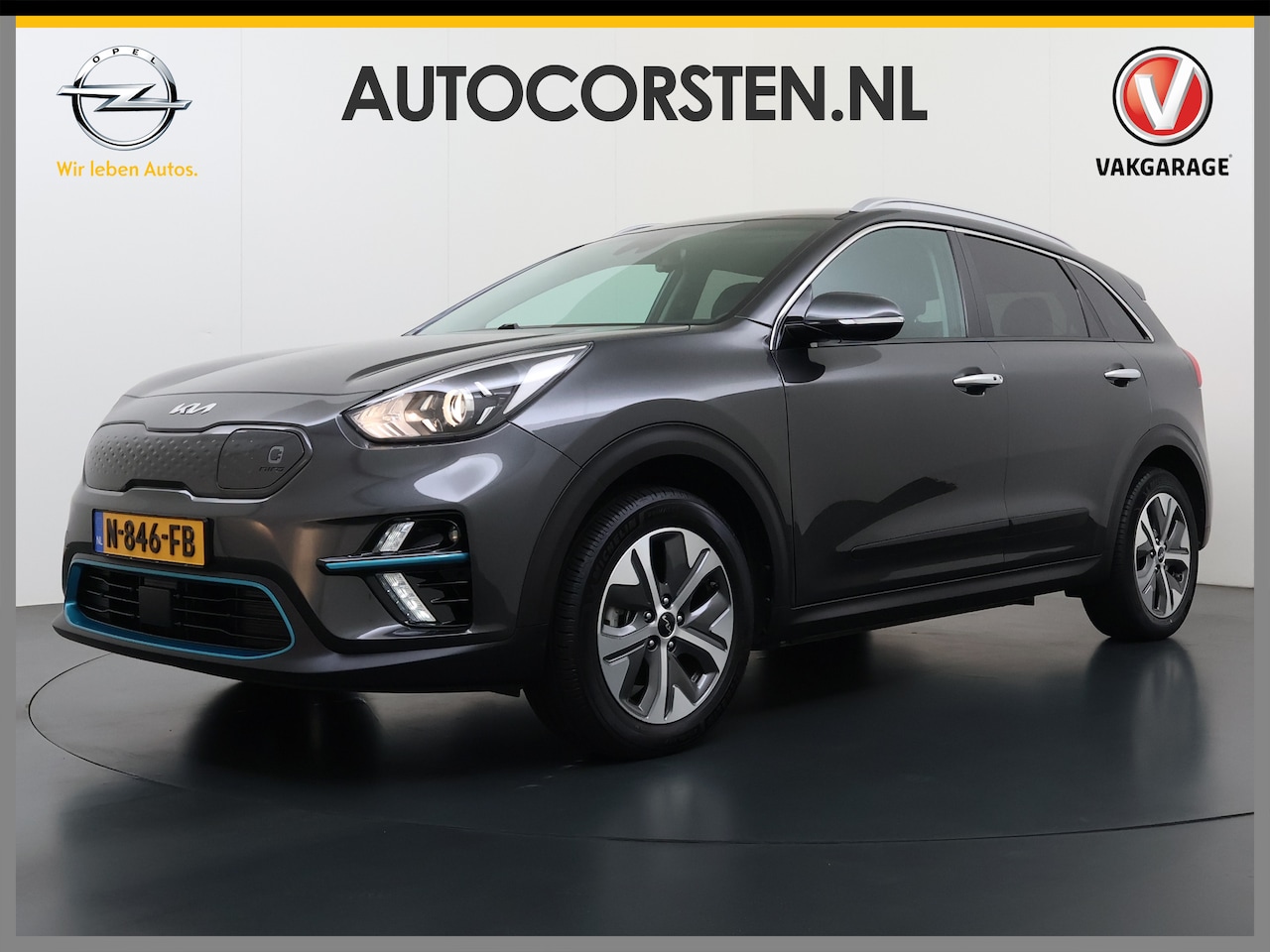 Kia e-Niro - Edition 64kWh SOH 95,7% Stuur+Stoelverwarming Adap.Cruise Camera Apple Carplay Android Aut - AutoWereld.nl