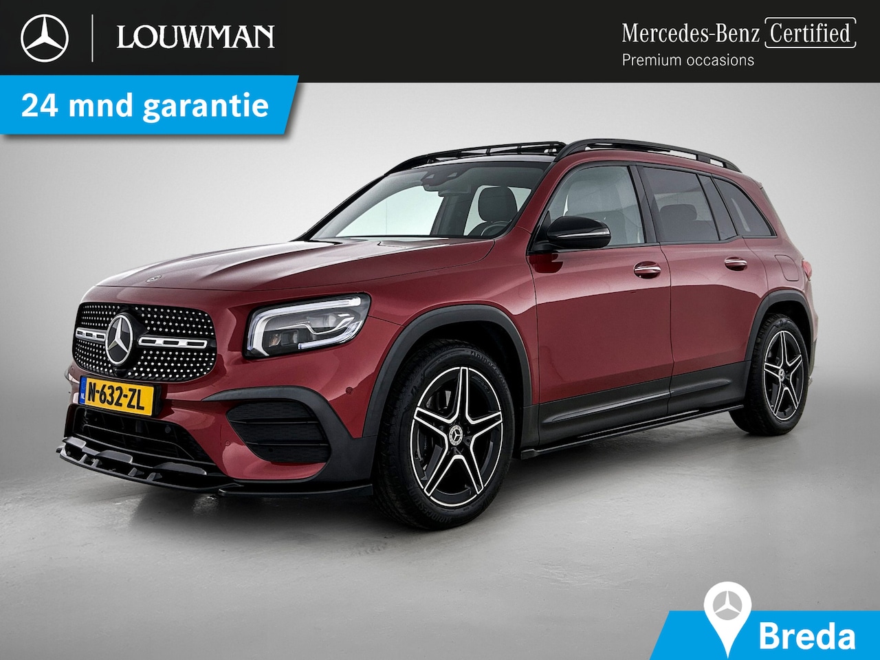 Mercedes-Benz GLB - 180 Business Solution AMG | Panoramadak | Achteruitrijcamera | Trekhaak | Elektr. Stoelen - AutoWereld.nl