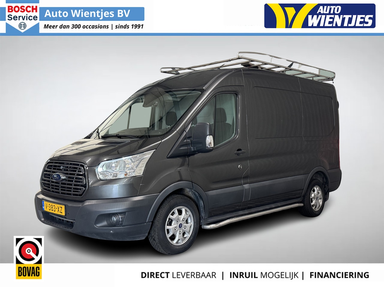 Ford Transit - 2.0 TDCI Aut | L2H2 Trend 3-Pers | Airco | Cruise | Navi | Camera | Trekhaak - AutoWereld.nl
