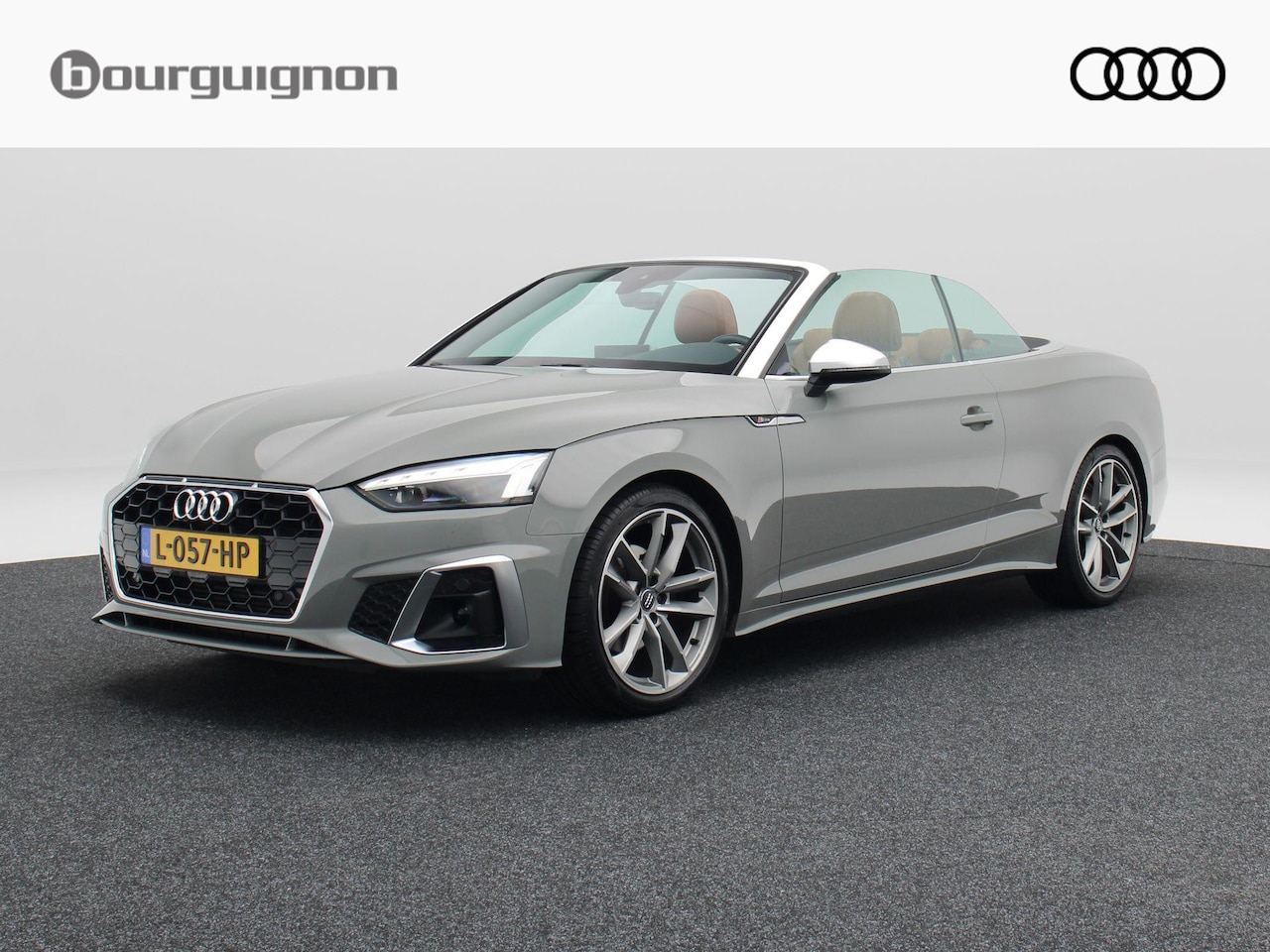 Audi A5 Cabriolet - 40 TFSi 190 Pk Automaat S-Line | B&O Audio | Nekverwarming | 19 Inch | Trekhaak | Leder | - AutoWereld.nl