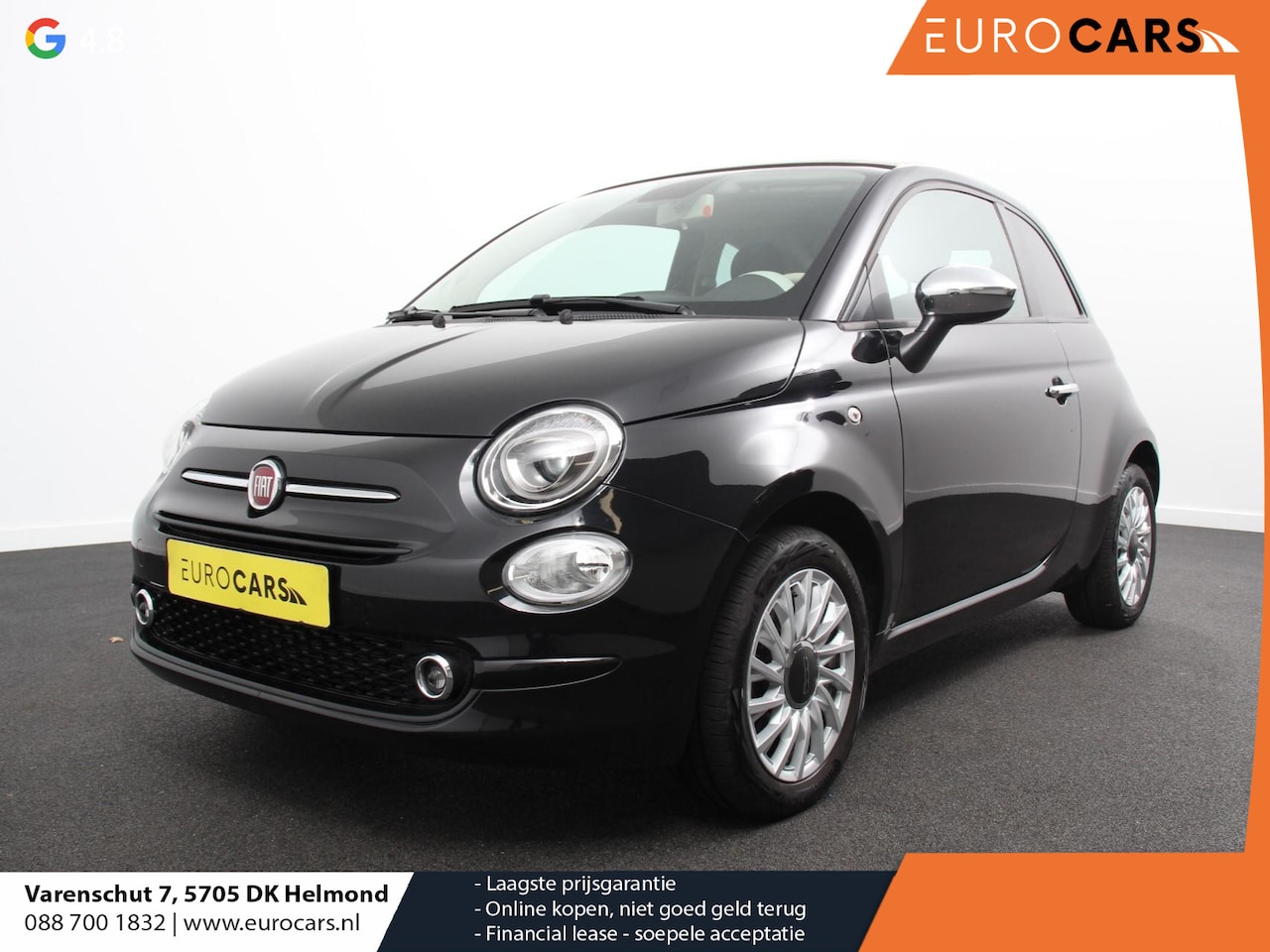 Fiat 500 C - 1.0 Hybrid Bellavita Navigatie Climate Control Apple Carplay/Android Auto Dab Digitale - AutoWereld.nl