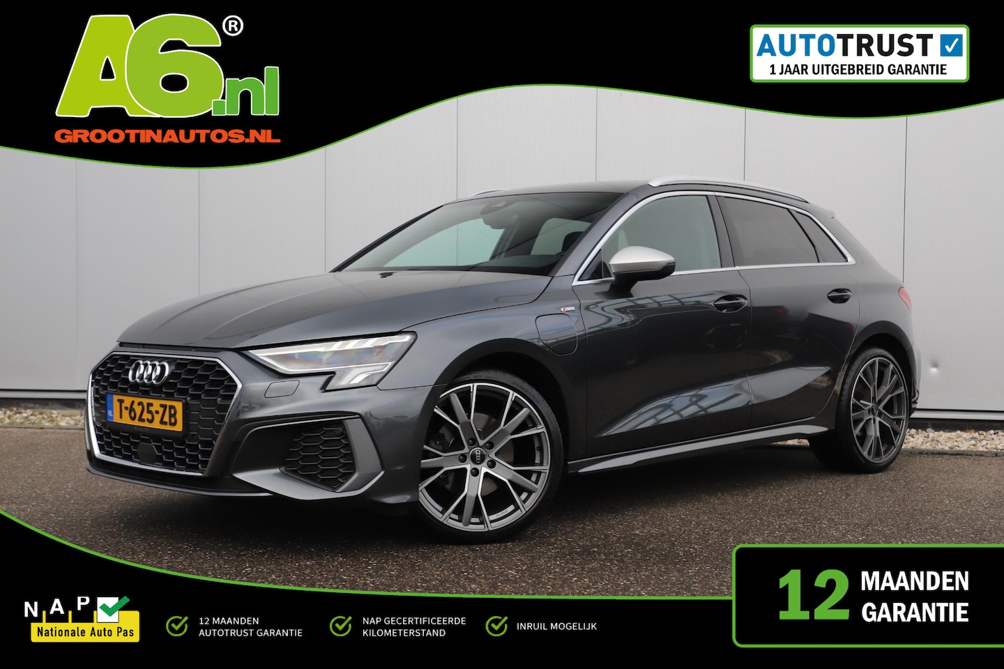 Audi A3 Sportback - 40 TFSI e S Edition 204PK Sportstoelen 19 inch LMV Navigatie Carplay Android Full LED Stoe - AutoWereld.nl