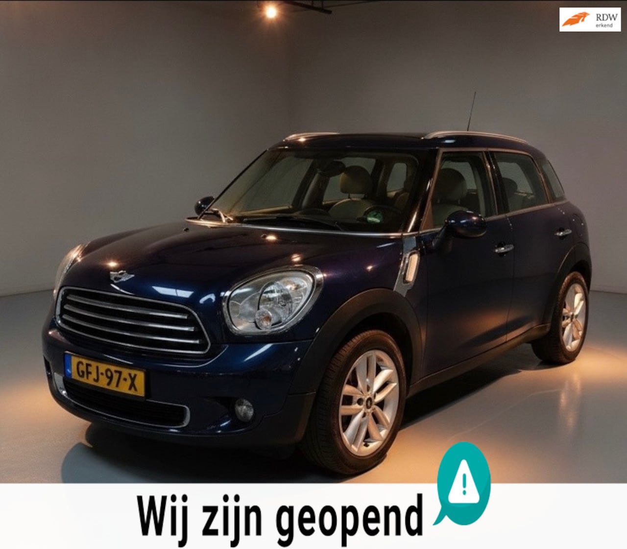 MINI Countryman - 1.6 One Pepper-leer-airco-elek ramen-1 jaar apk - AutoWereld.nl