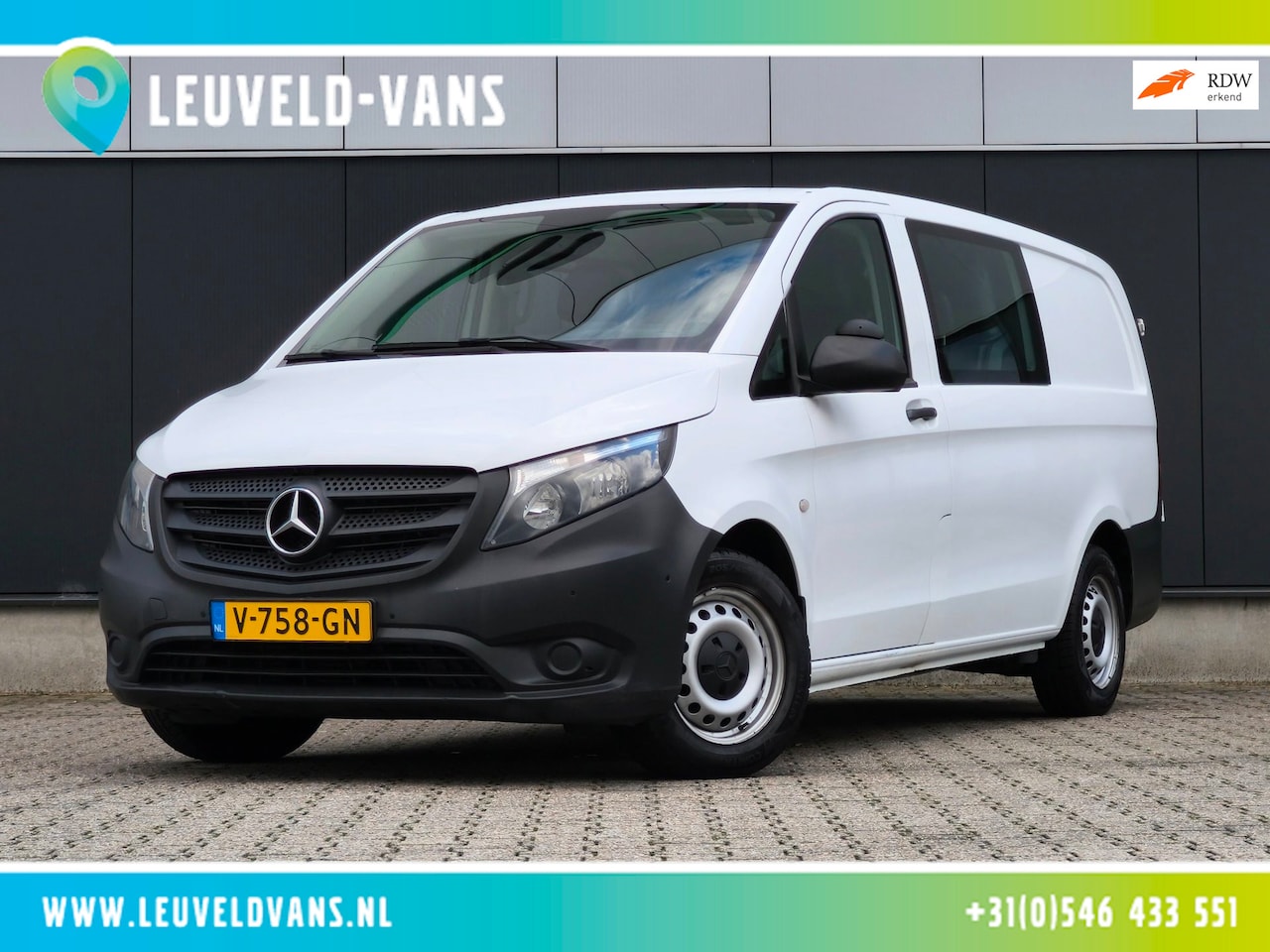 Mercedes-Benz Vito - 114CDI LANG DUBBELE CABINE AUT CLIMATE CRUISE - AutoWereld.nl