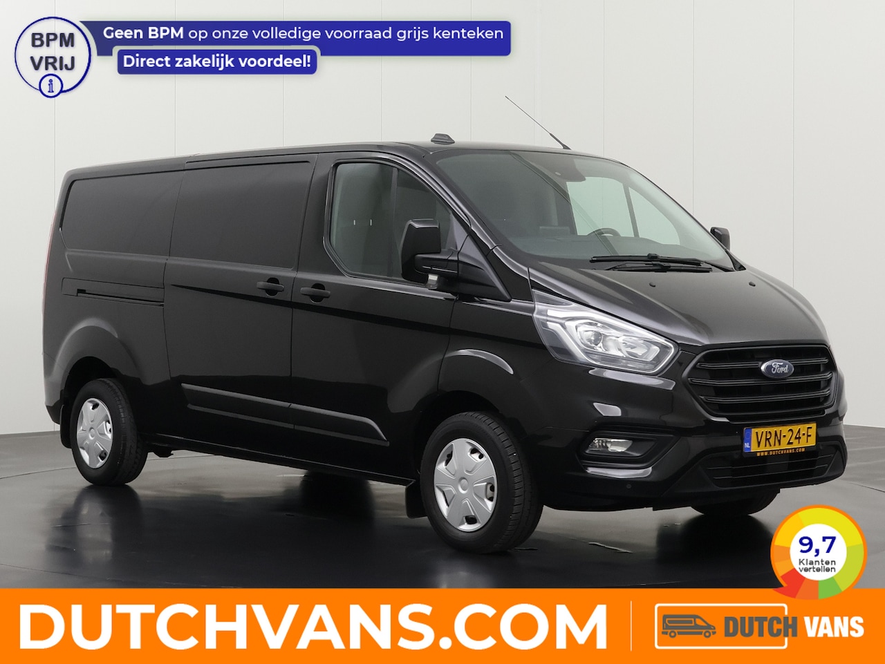 Ford Transit Custom - 2.0TDCI 130PK Lang | Achterdeuren | Navigatie | Camera | Airco | 3-Zits | Trekhaak 2800 KG - AutoWereld.nl