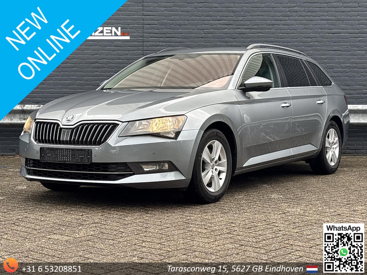 Skoda Superb Combi - 1.6 TDI Style Business | € 6.500,- NETTO! | Camera | Cruise | Climate | Navi | Stoelverwar - AutoWereld.nl