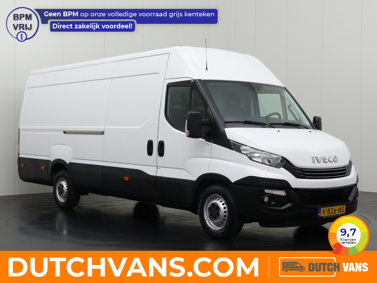 Iveco Daily - 35 S 16 35S16 Hi-Matic Automaat L4H2 Maxi | Euro 6 | Airco | Cruise | 3-Zits | 3500Kg Trekhaak - AutoWereld.nl