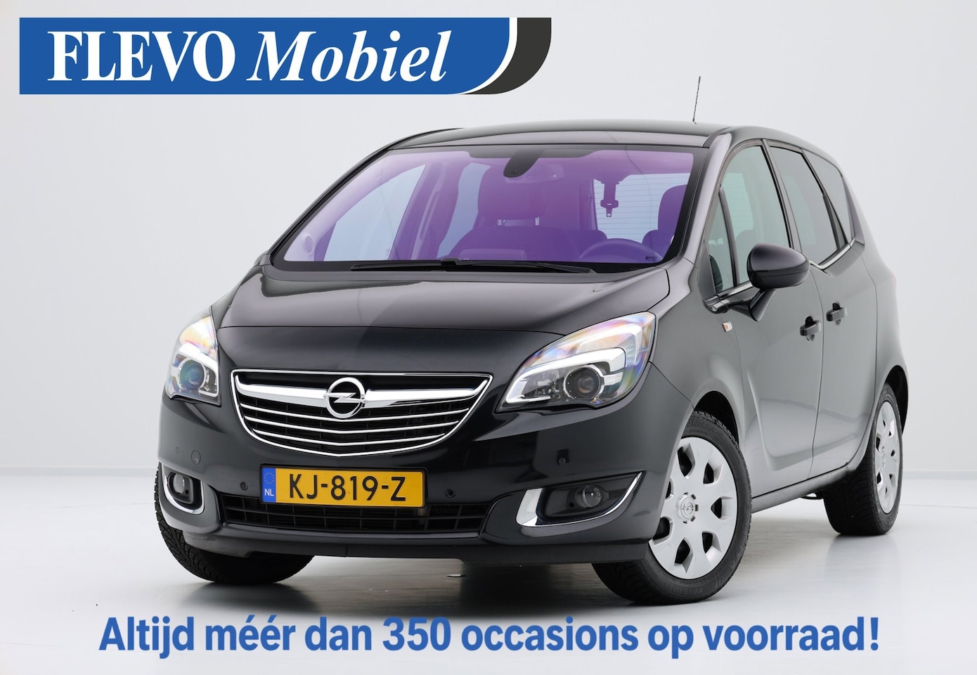 Opel Meriva - 1.4 Turbo Blitz Clima|Cruise|Navi|Cam|Stoelverw - AutoWereld.nl