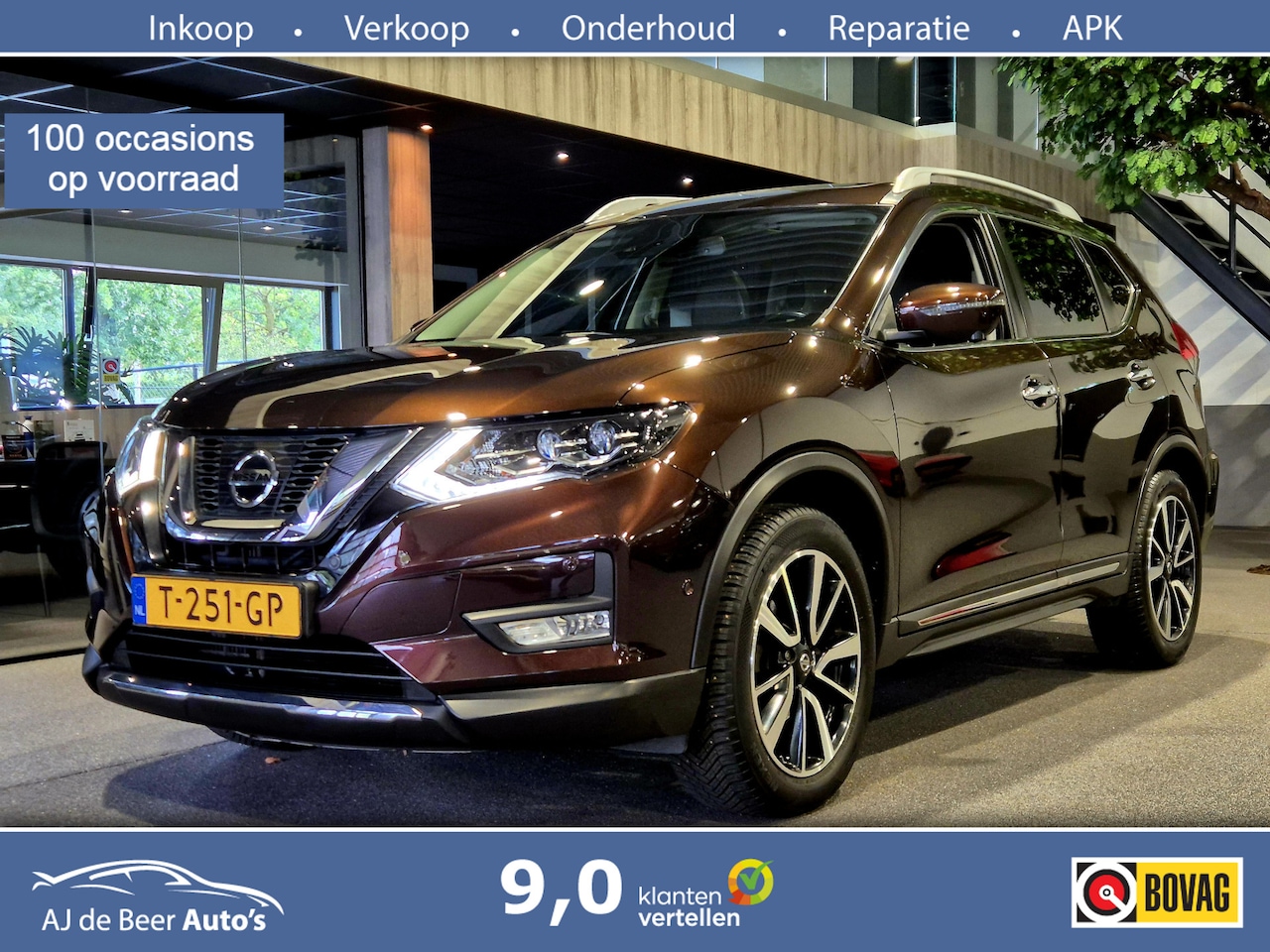 Nissan X-Trail - 1.6 DIG-T Tekna Pano | Leder | Camera | Trekhaak | Navi | Verw. stoelen-stuur - AutoWereld.nl