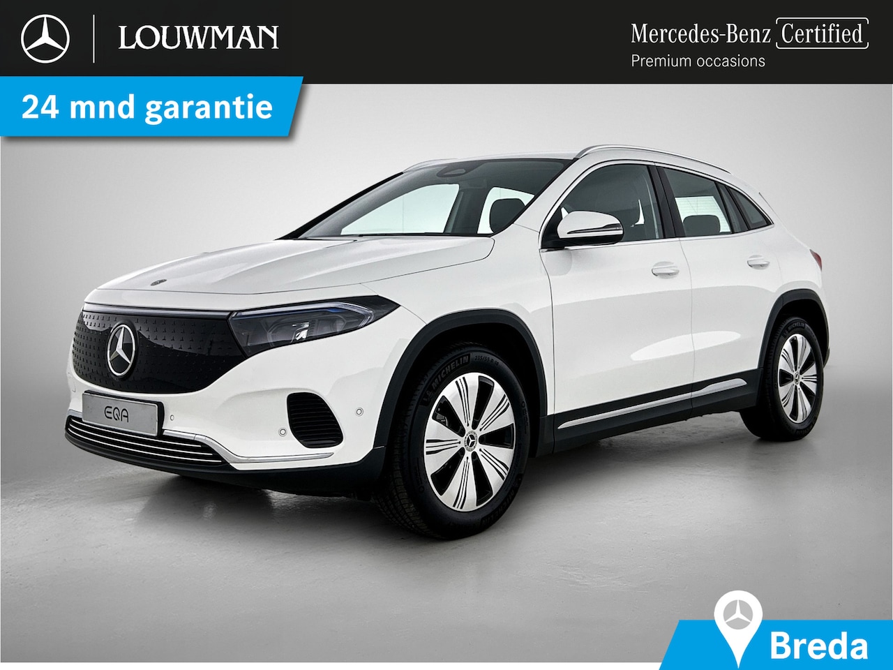Mercedes-Benz EQA - 300 4MATIC Luxury Line 71 kWh Ledkoplampen | Dodehoekassistent | Parkeerpakket met achteru - AutoWereld.nl