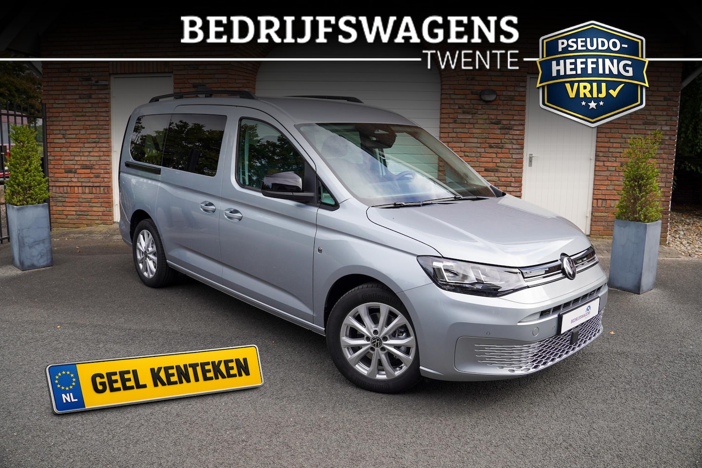 Volkswagen Caddy Maxi - 1.5 TSI Hybride Life 7 Zits Apple Carplay Stoelverwarming Achteruitrijcamera - AutoWereld.nl