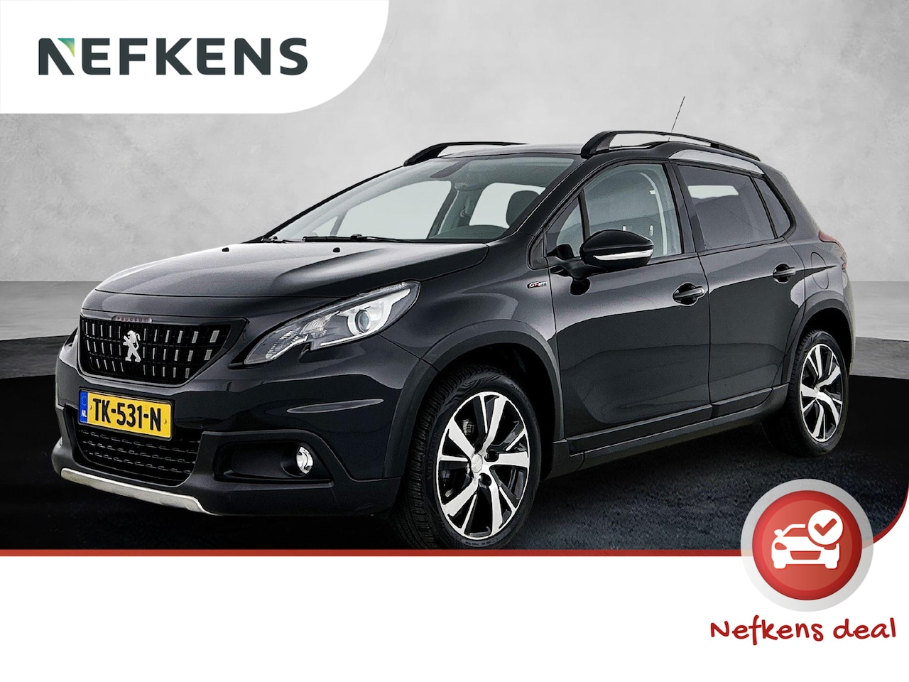 Peugeot 2008 - 1.2 110pk GT-line | Navigatie | Climate Control | Glazendak | Cruise Control | Camera | 17 - AutoWereld.nl