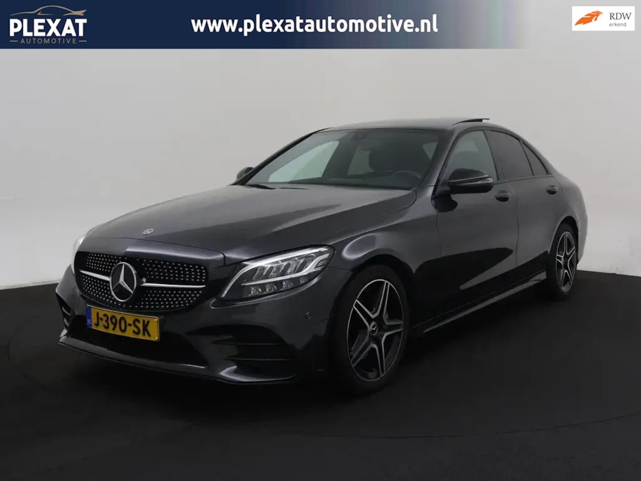 Mercedes-Benz C-klasse - 180 Business Solution AMG Aut. | AMG-Pakket | Panorama | Virtual Dashboard | Stoelverwarmi - AutoWereld.nl