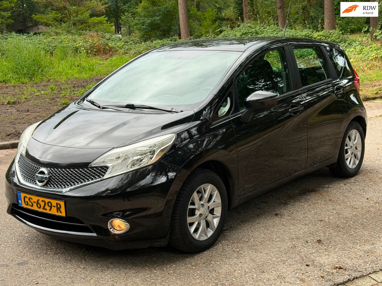 Nissan Note - 1.5 dCi Acenta 2014 zwart airco nieuwstaat - AutoWereld.nl