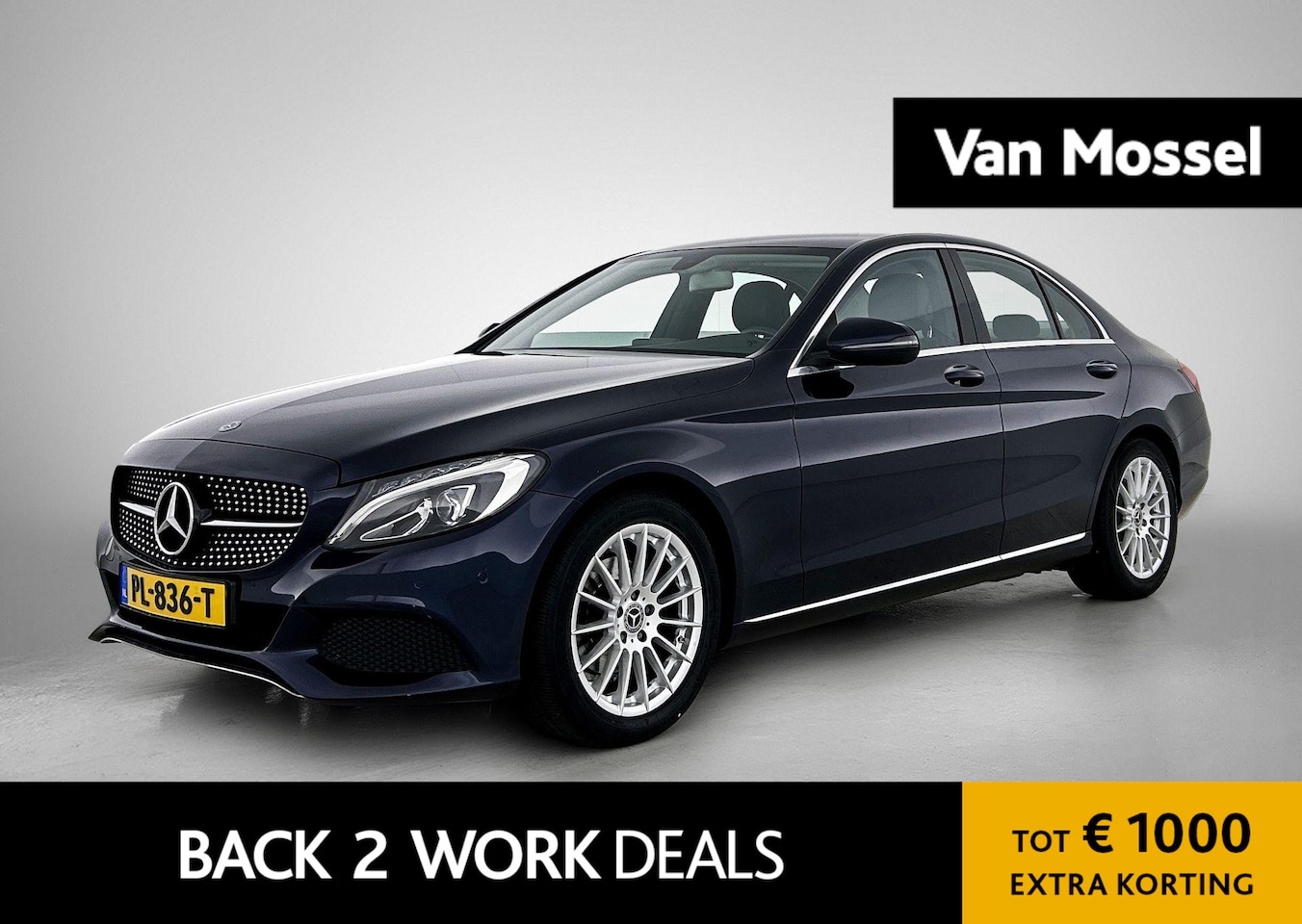 Mercedes-Benz C-klasse - 180 Business Solution | ACHTERUITRIJCAMERA | NAVIGATIE | STOELVERWARMING | LED | CLIMATE C - AutoWereld.nl