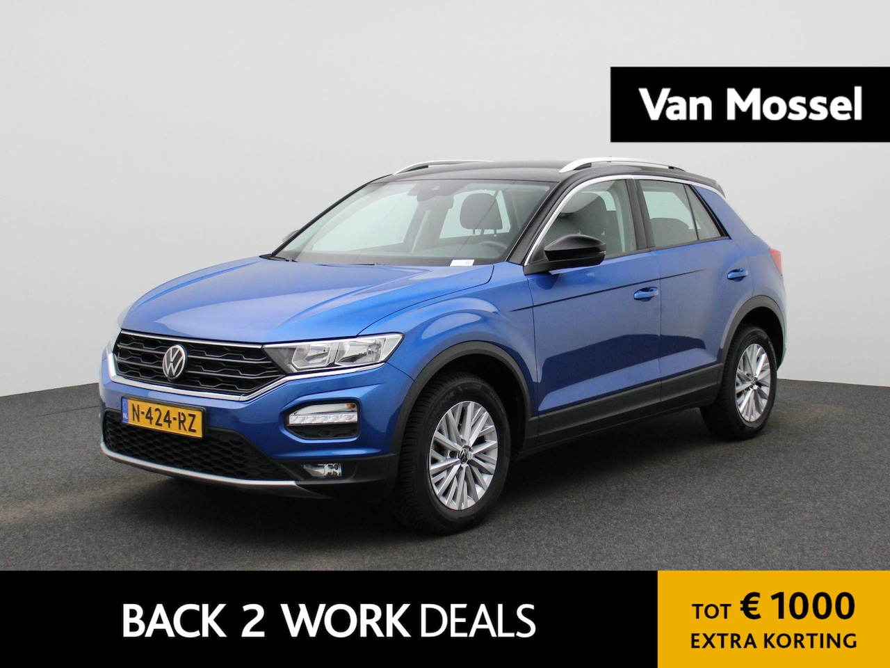 Volkswagen T-Roc - 1.5 TSI Style Business | 150 PK | Apple Carplay / Android Auto | Elektrische Kofferklep | - AutoWereld.nl