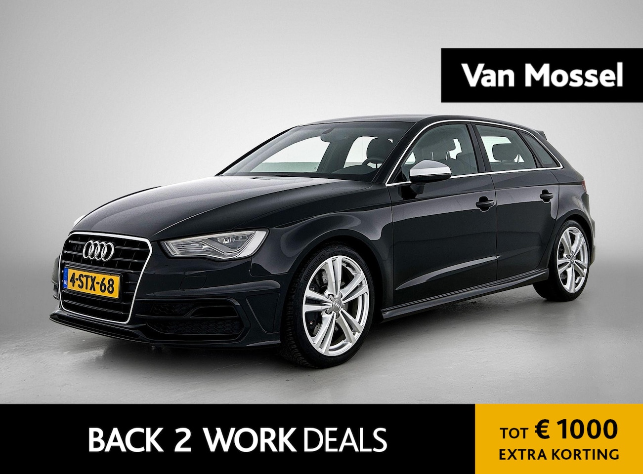 Audi A3 Sportback - 2.0 TFSI S3 Quattro Pro Line Plus | S-LINE INTERIEUR | HALF-LEDER | NAVIGATIE | CLIMATE CO - AutoWereld.nl