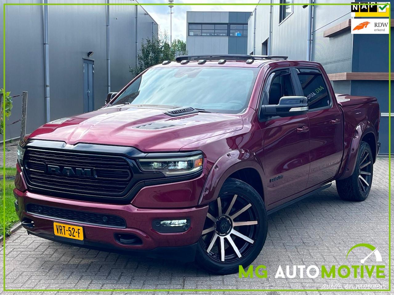 Dodge Ram 1500 - 5.7 V8 4x4 Crew Cab Limited Night Technology HUD 360 FULL OPTION - AutoWereld.nl