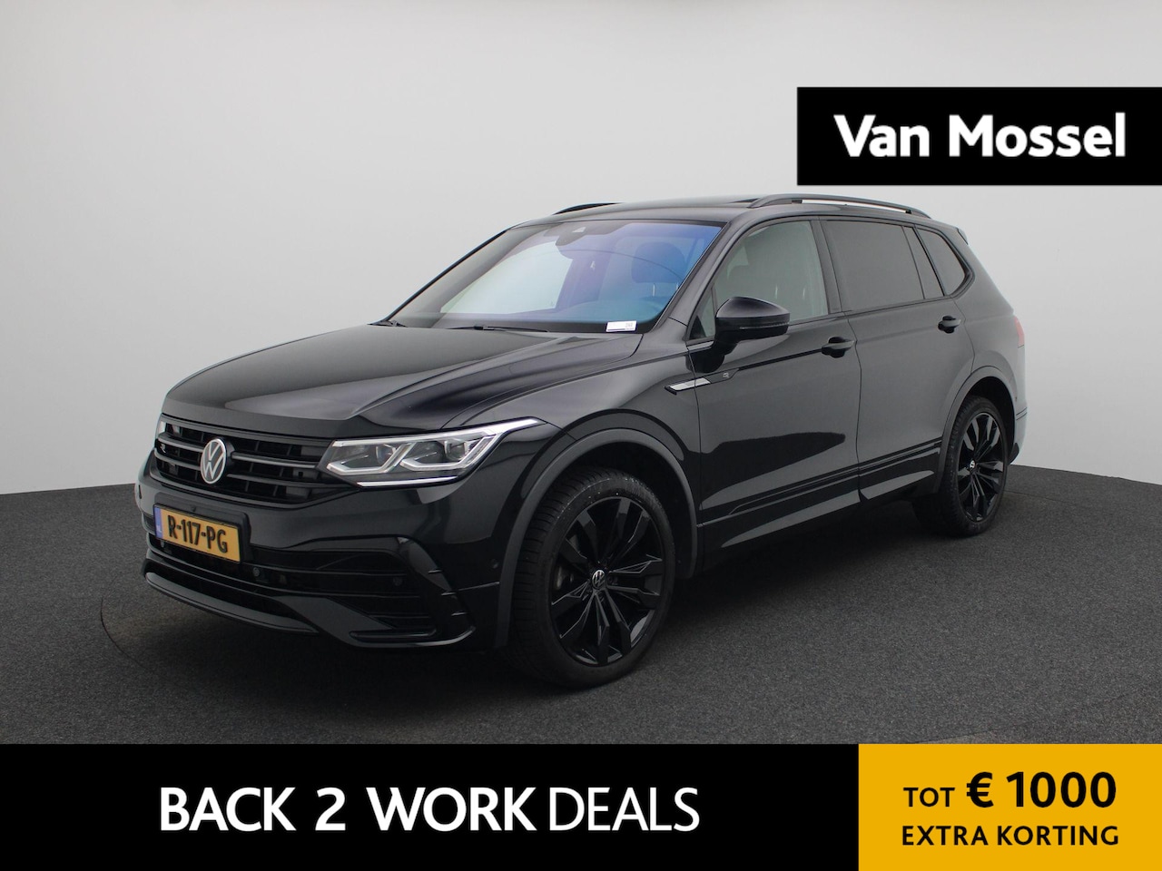 Volkswagen Tiguan Allspace - 1.5 TSI R-Line Business+ | 7-Persoons | Automaat | Panorama dak | Leder | Harman-Kardon | - AutoWereld.nl