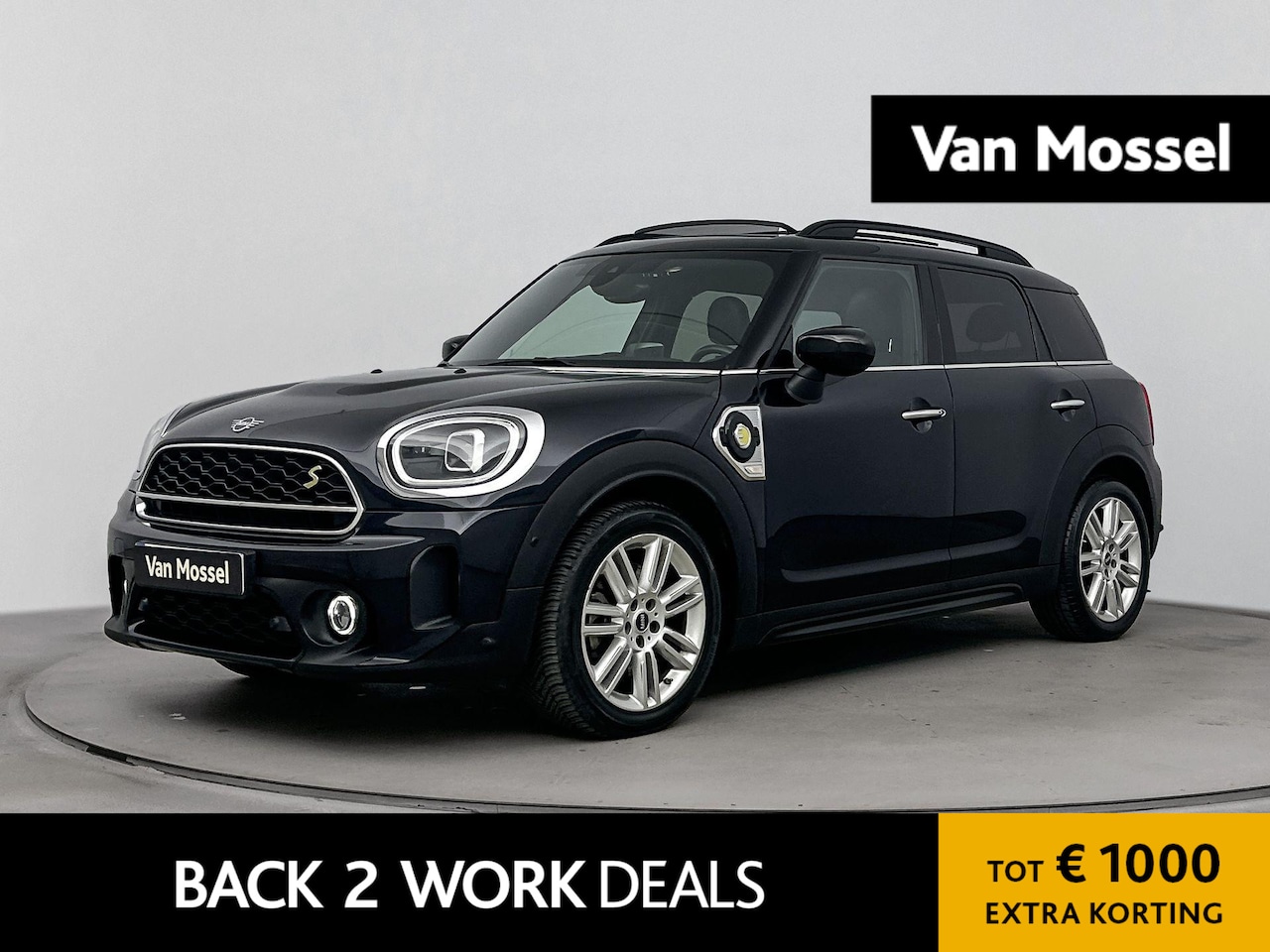 MINI Countryman - 1.5 Cooper S E ALL4 Chili | PANORAMADAK | LEDER | CAMERA | NAVIGATIE | STOELVERWARMING | D - AutoWereld.nl