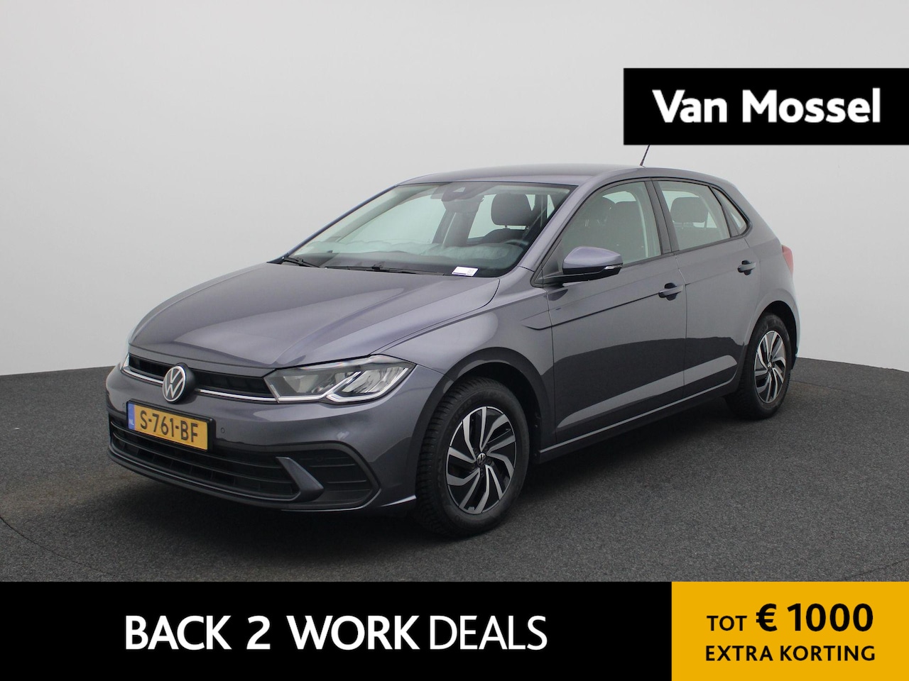 Volkswagen Polo - 1.0 TSI Life ADAPTIEVE CRUISE CONTROL | APPLE/ANDROID CARPLAY | LICHTMETALEN VELGEN | 12 M - AutoWereld.nl