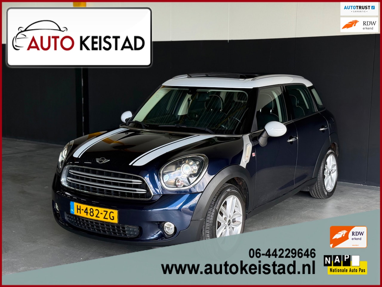 MINI Countryman - 1.6 Cooper CHILI XENON/PANORAMA/LEDER! SUPER STAAT! - AutoWereld.nl