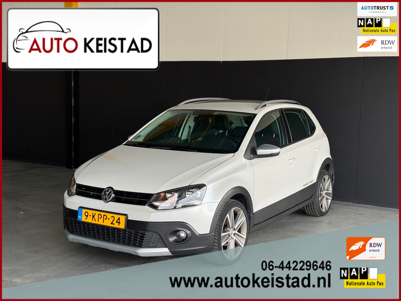 Volkswagen Polo - 1.2 TSI CROSS CLIMA/CRUISE/4X ELEKTR RAMEN! SUPER STAAT! - AutoWereld.nl