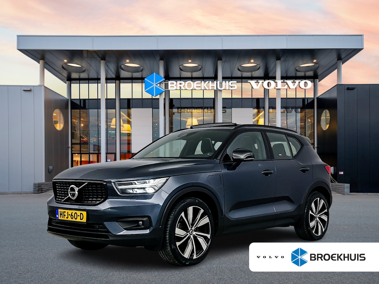 Volvo XC40 - T5 Recharge R-Design | 20" | Leder/Nubuck | Trekhaak | Panoramadak | Harman Kardon | 360 C - AutoWereld.nl