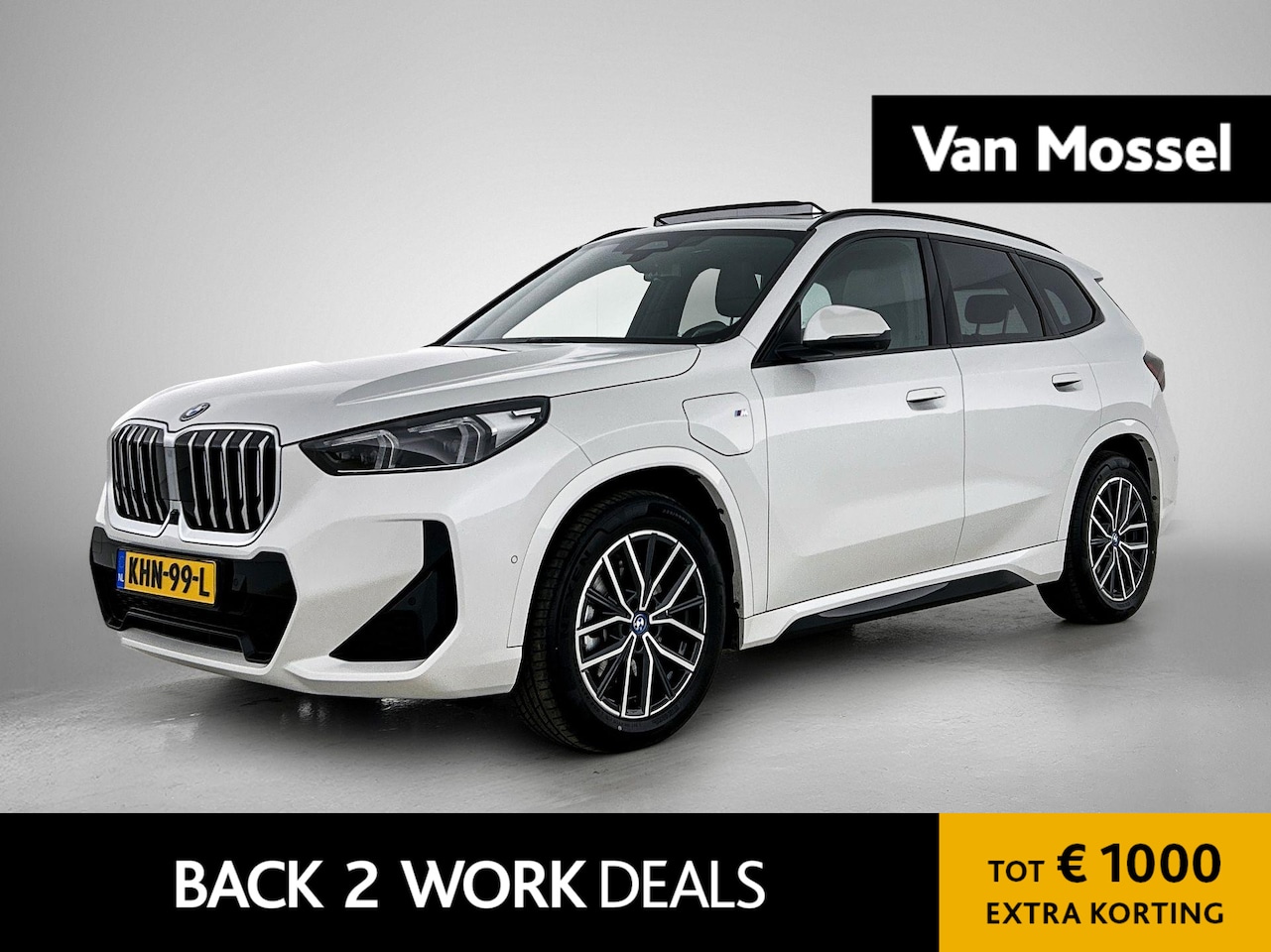 BMW X1 - xDrive25e | M-SPORT | PANO-SCHUIFDAK | LEER | 360 CAMERA | STOELVERWARMING | HEAD-UP - AutoWereld.nl