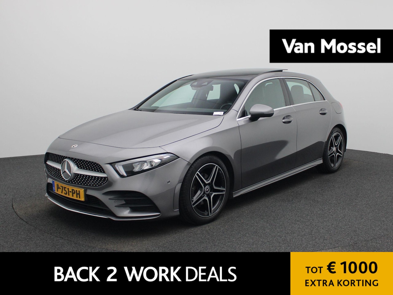 Mercedes-Benz A-klasse - 180 Business Solution AMG | Automaat | Panorama dak | DAB | Navigatie | Half-Leder | Virtu - AutoWereld.nl