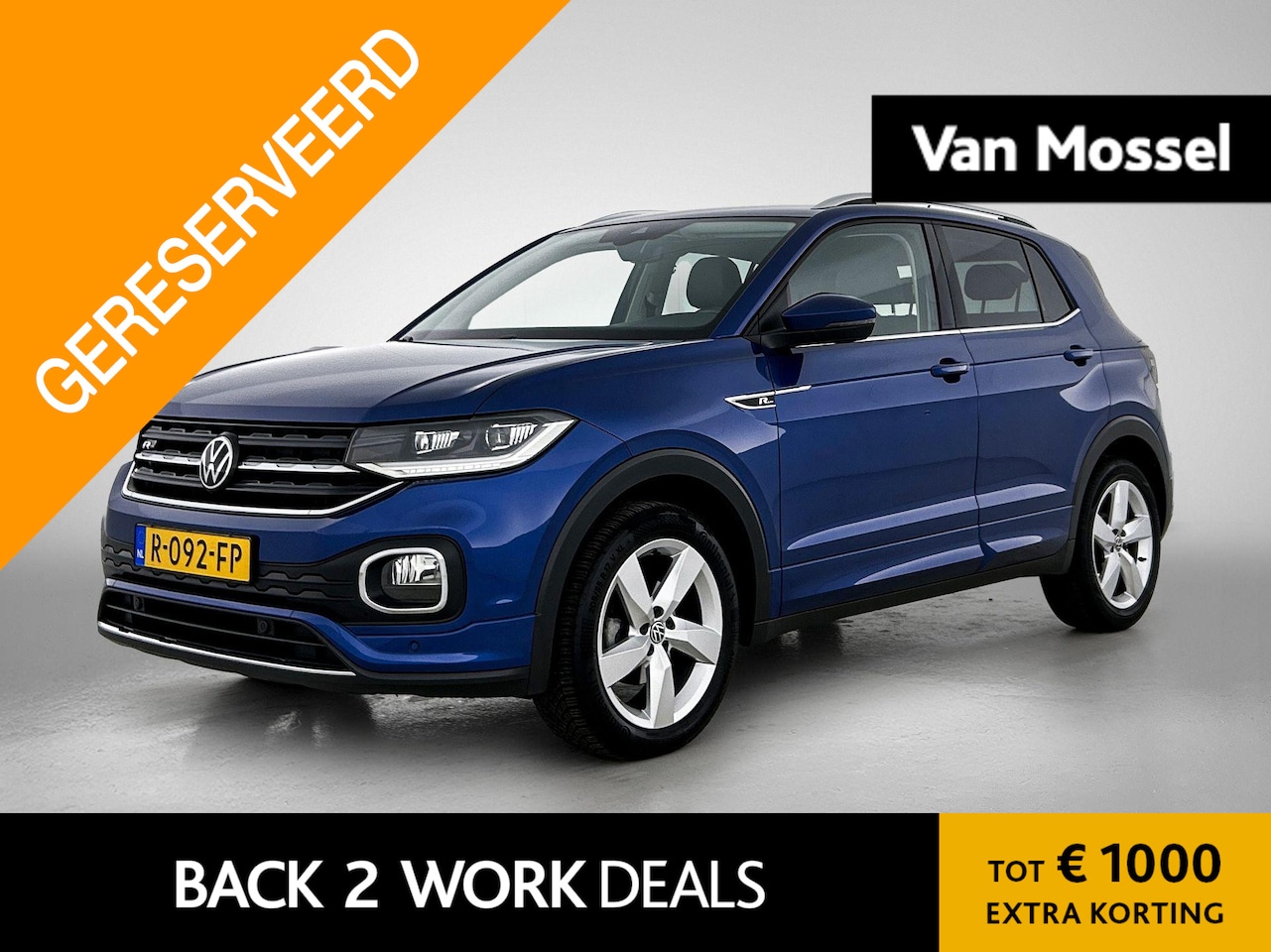 Volkswagen T-Cross - 1.5 TSI Style | Automaat | Apple Carplay / Android Auto | Achteruitrijcamera | Parkeersens - AutoWereld.nl