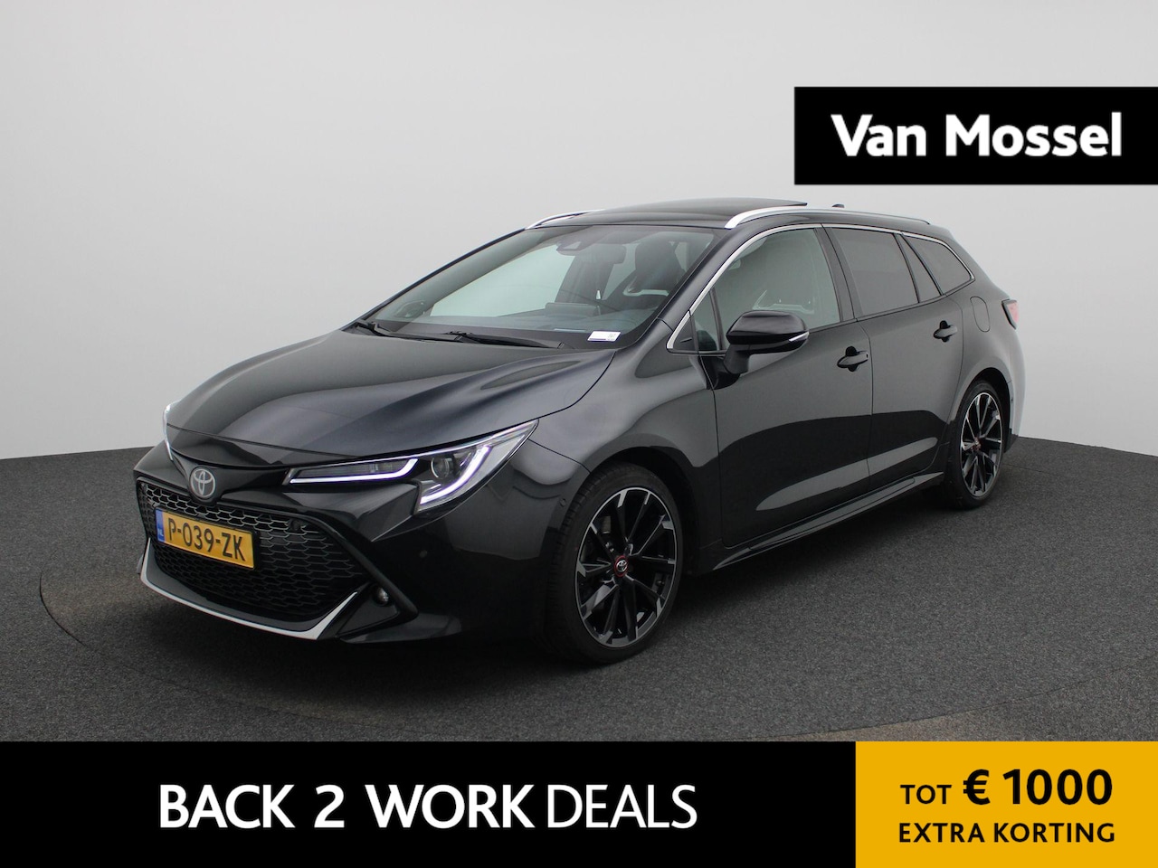 Toyota Corolla Touring Sports - 2.0 Hybrid Business GR-Sport 184PK AUTOMAAT | Panoramadak | Half-Leder | Navigatie | Camer - AutoWereld.nl
